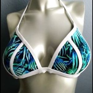 VS PINK TRIANGLE BATHING SUIT IN PALM