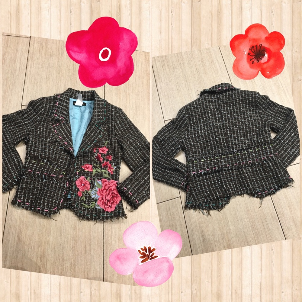 Girls jacket & wide leg crop pants - Picture 2 of 4