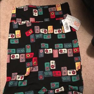 BNWT XS Lularoe Cassette Tape Cassie