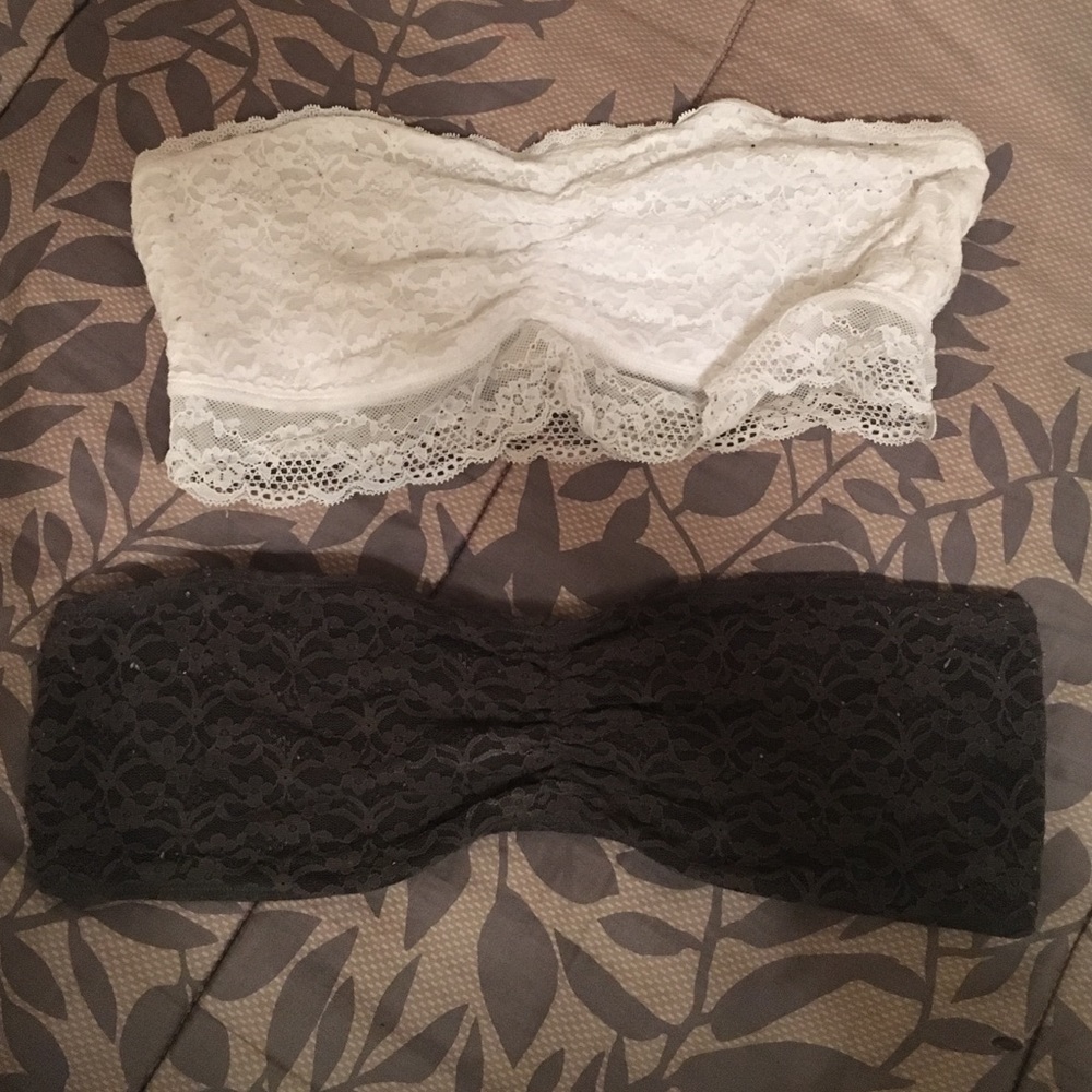White and Gray bandeaus