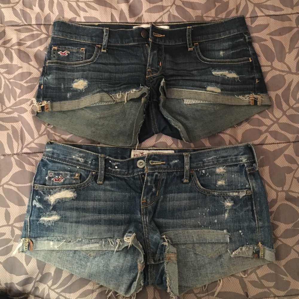Hollister jean shorts