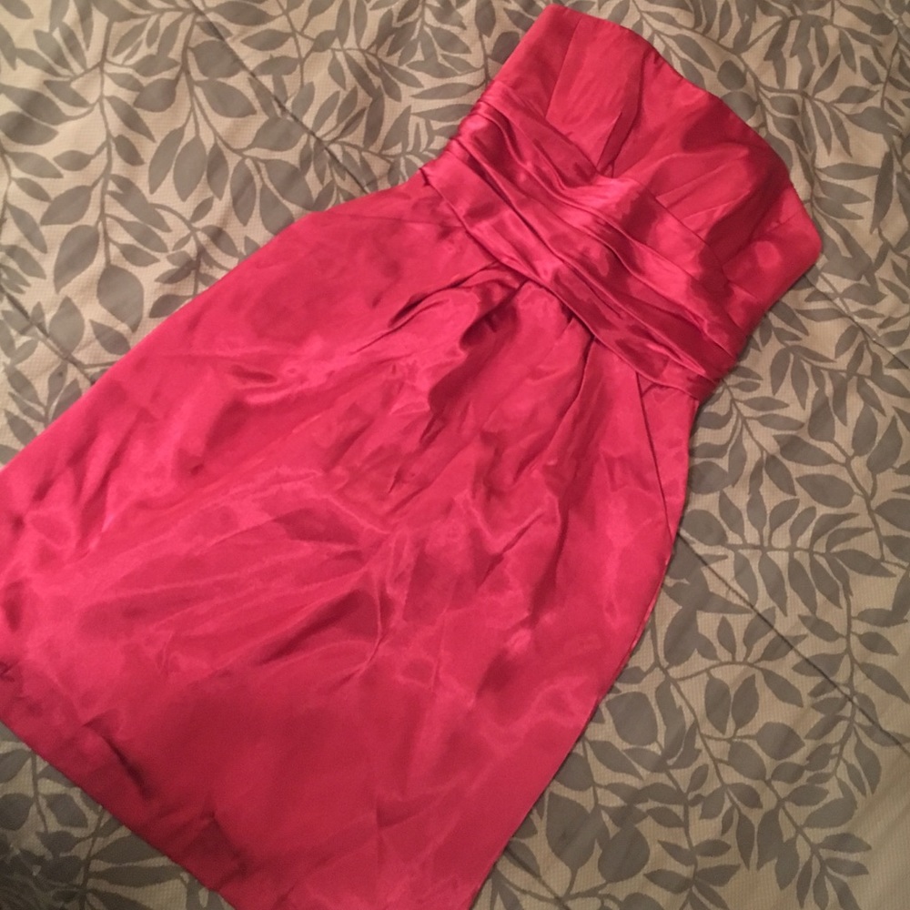 Davids bridal strapless dress, worn once