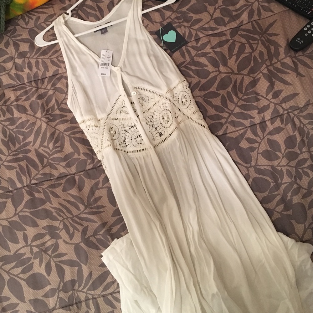 White Kendall and Kylie maxi dress, NWT