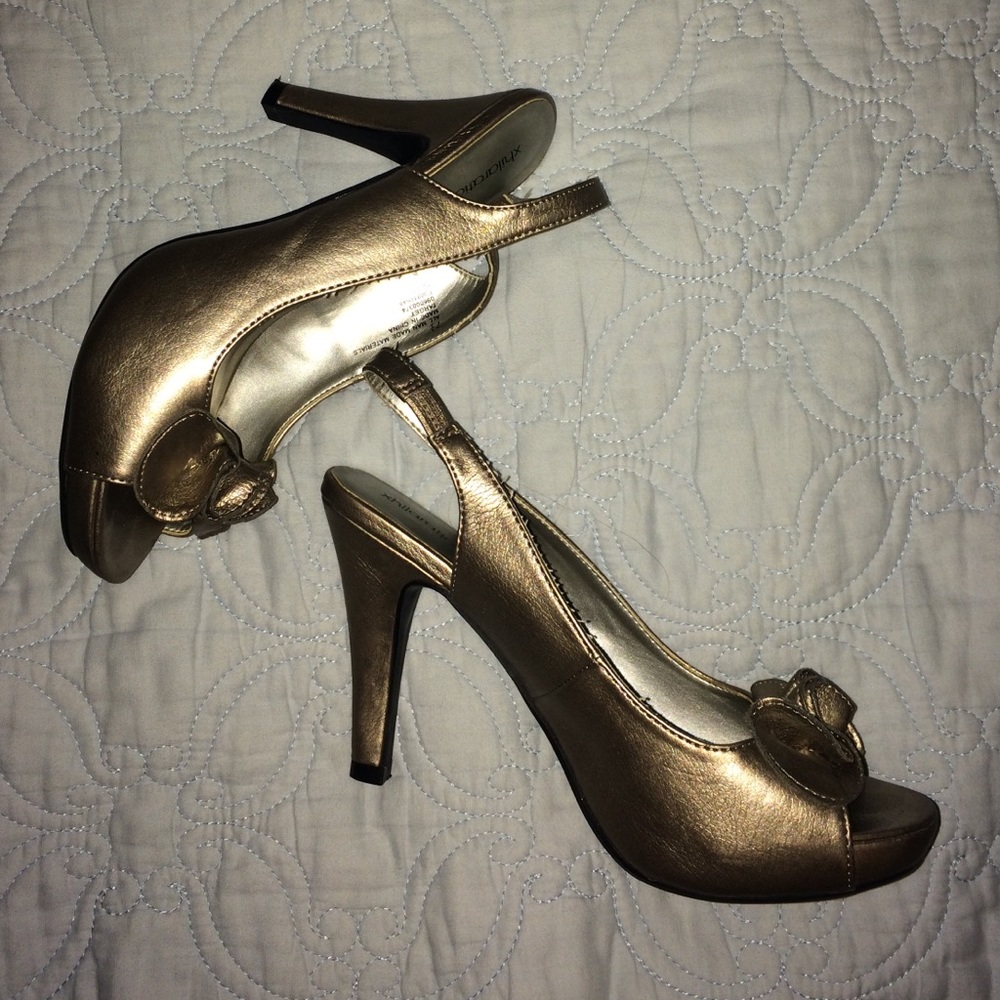 Metallic Slingbacks