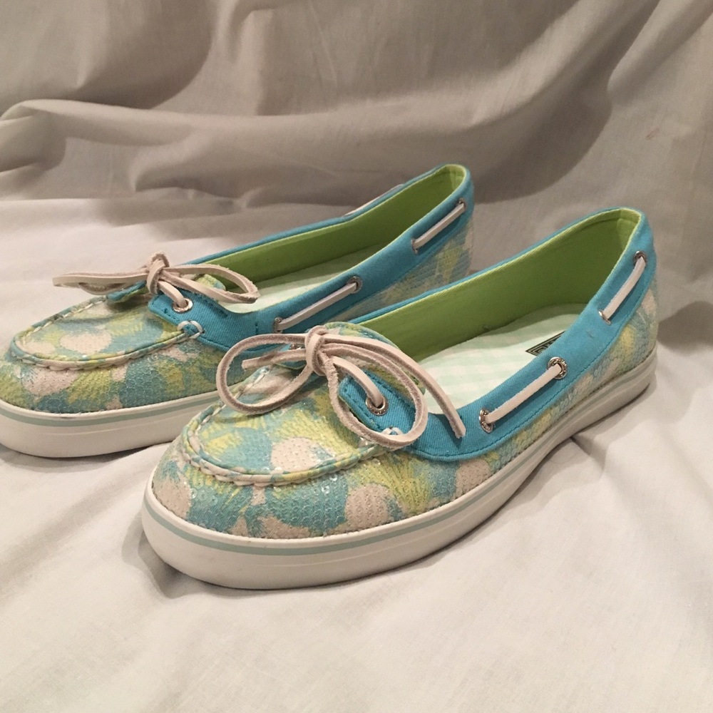 Sperry Top Sider Lola, Size 10, almost new.