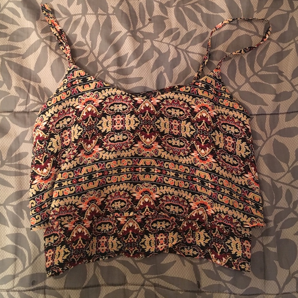 LA hearts crop top