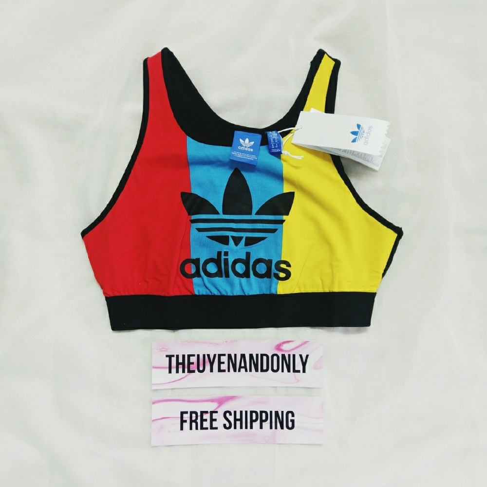 🚫SOLD OUT🚫 (Bundle of 2) Adidas Crop Tops - Picture 2 of 4