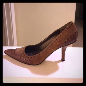 Nine West brown pumps