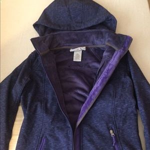 Purple free country women's soft shell jacket