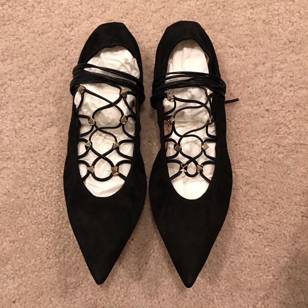 Valentino Rockstud ballet flats