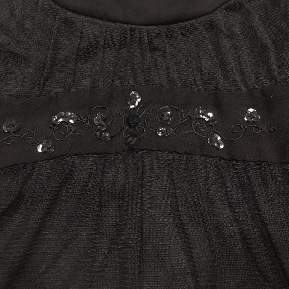 Girls black tulle dress - Picture 2 of 4
