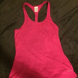 Pink racerback tank top by Champion