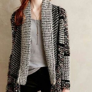 NWT Anthropology Confetti Cardigan Sweater Size: M