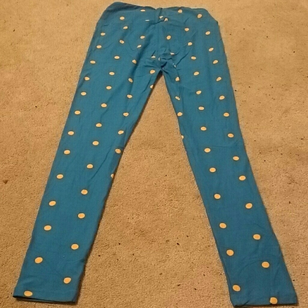 Os leggings with polka dots