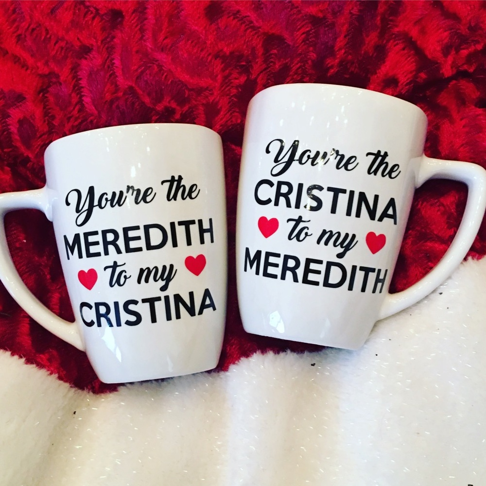 Grey's Anatomy Coffee Mugs - Meredith & Cristina
