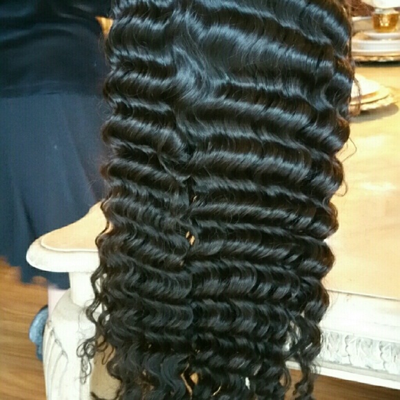 Curly Human Hair Lacefront Wig 22-24 inches!!