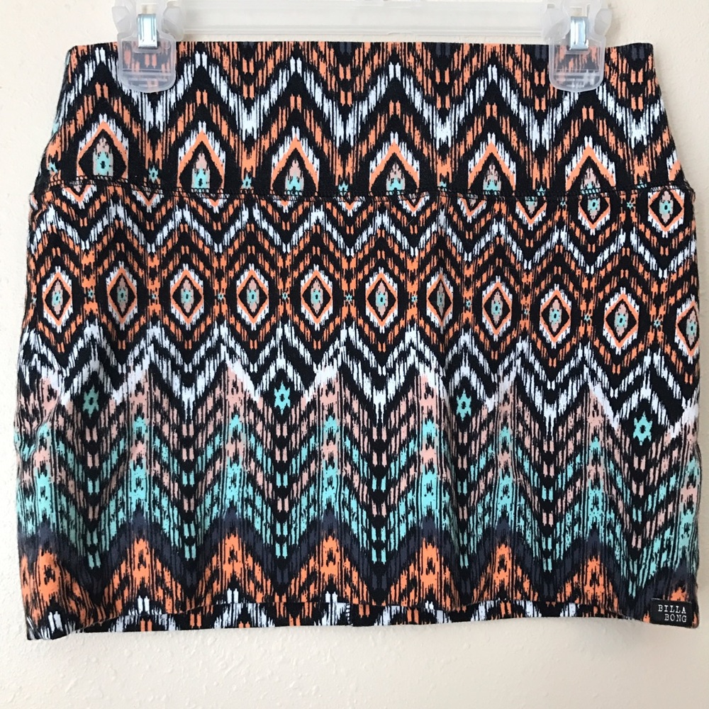 Tribal print pencil skirt