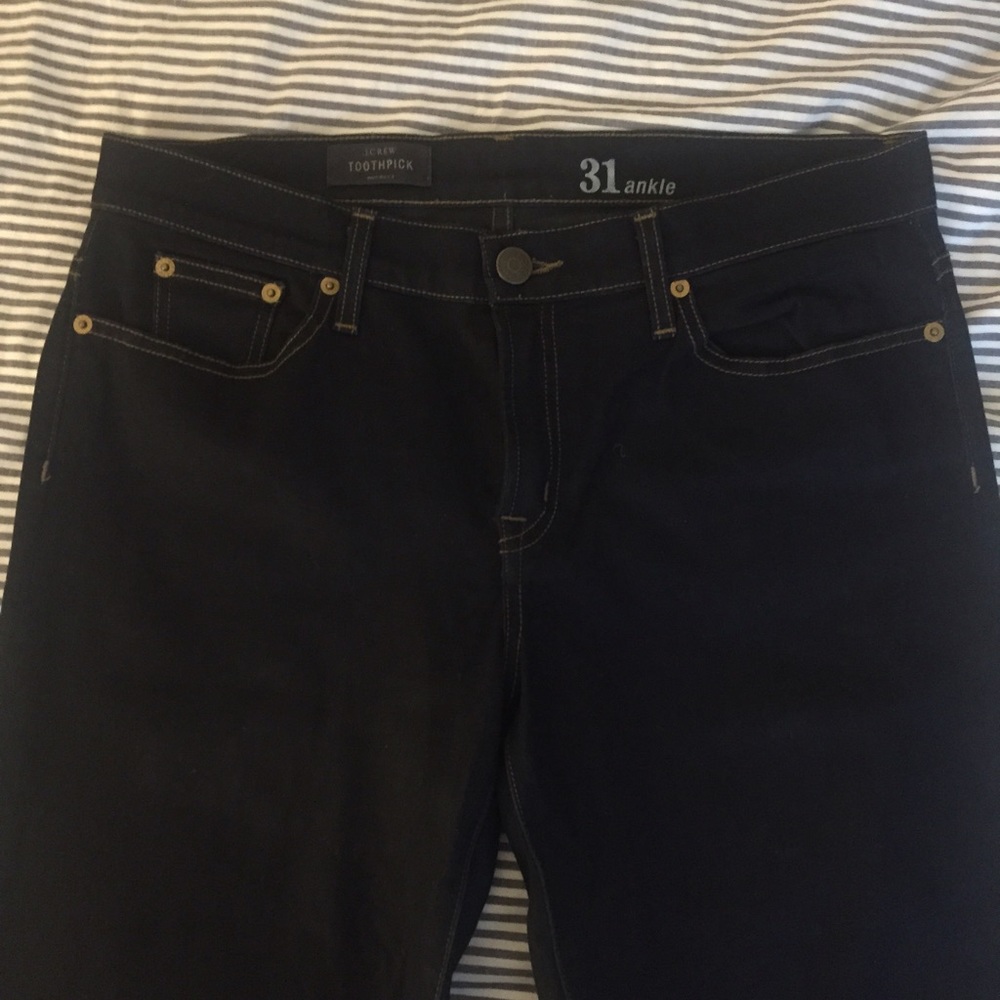 Jcrew matchstick denim jeans