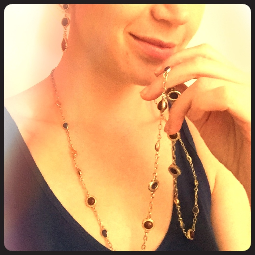 Banana Republic necklace and earring set