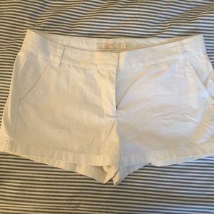 Classic white shorts