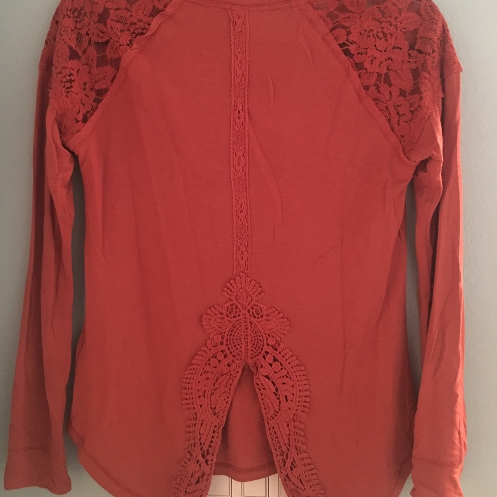 Lace Long Sleeve Top