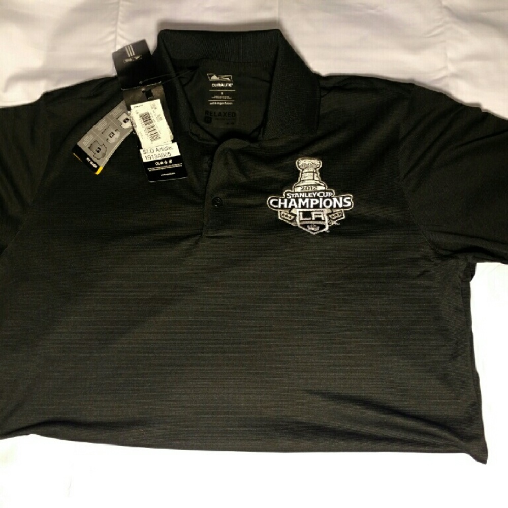 Adidas LA Kings 2012 Climalite polo shirt.