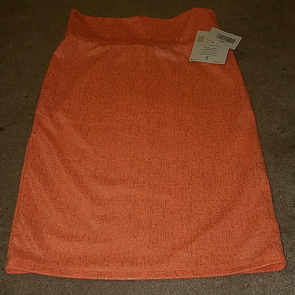 S elegant Cassie skirt with silver sparkle pattern