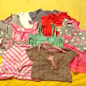 Used 6-9mos girl clothes lot