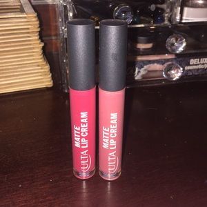 Matte lip cremes