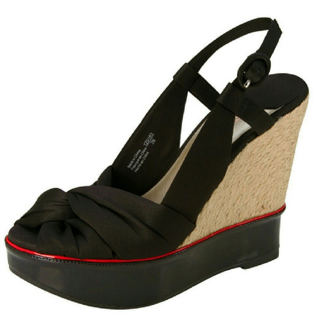 Sally Split Jute Designer Wedges - Isabel Toledo