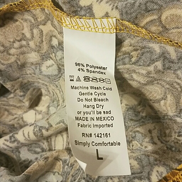 L  Nicole dress with flower pattern - Picture 4 of 4