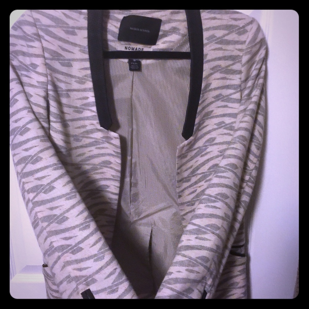 Maison Scotch Printed Blazer