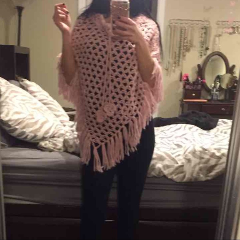 Women's Cute Light Pink Shaw