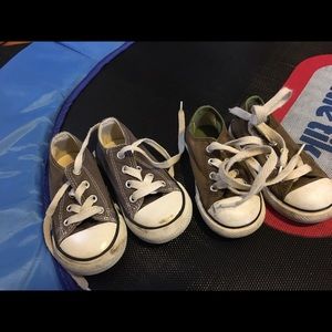 Two pairs toddler converse