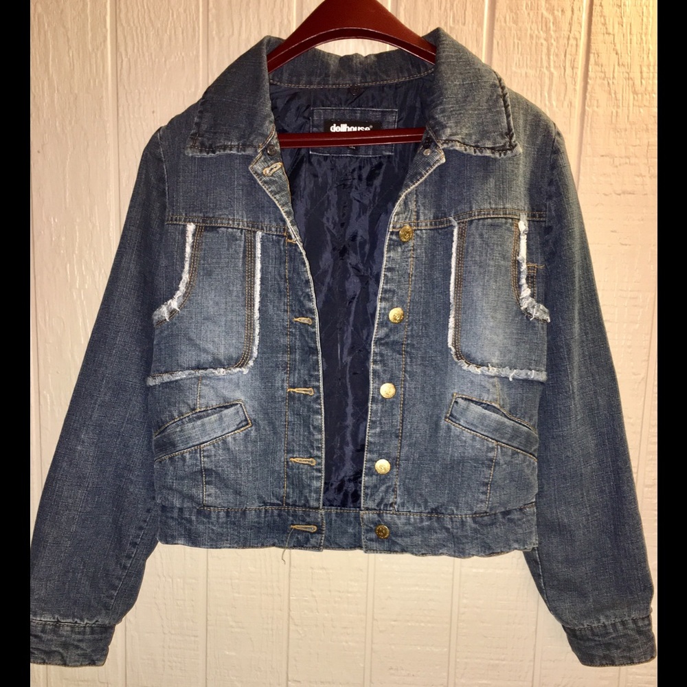 Dollhouse Distressed Denim Jacket