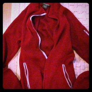 Eddie Bauer maroon Zip up jacket
