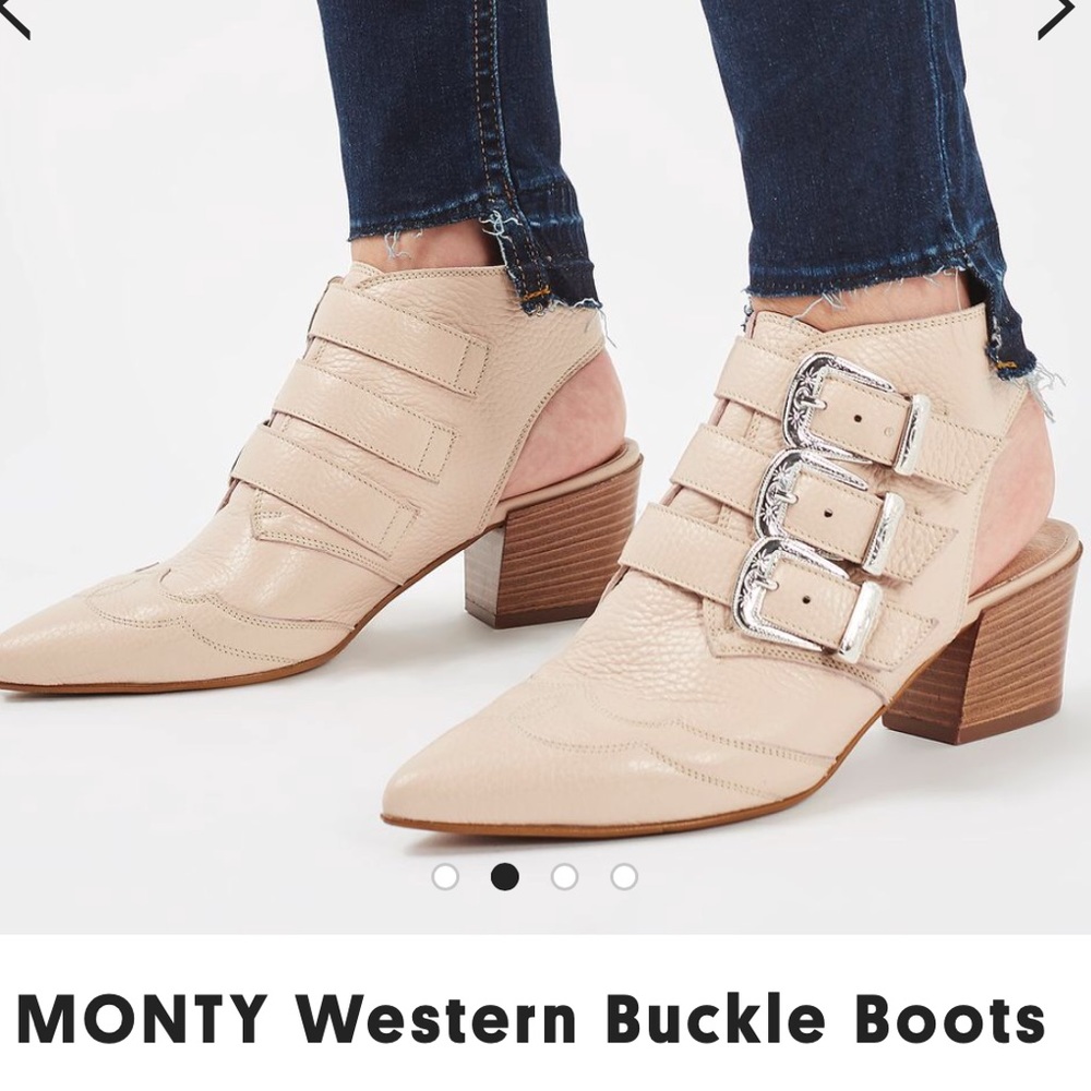 👀 Topshop Monty Western Buckle boots