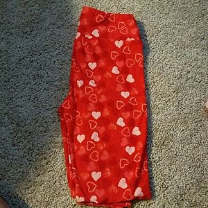 Lularoe Valentine leggings os brand new