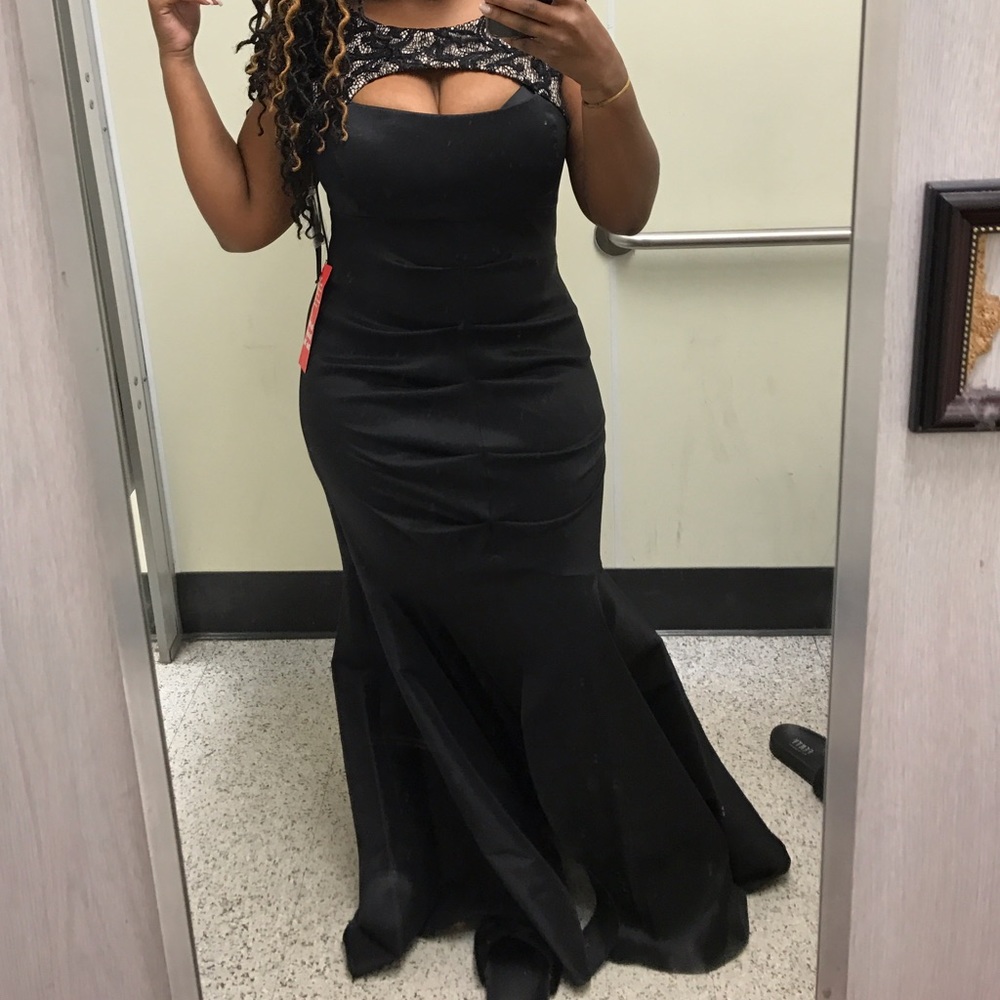 Beautiful black ball or prom gown