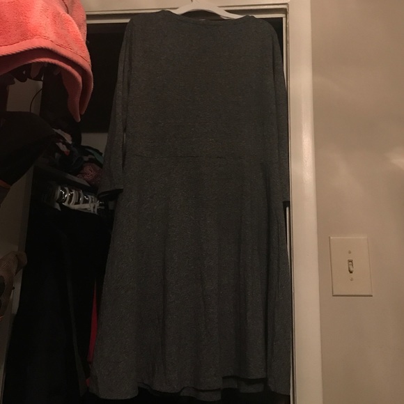 H&M Gray skater style COMFY dress - Picture 3 of 3