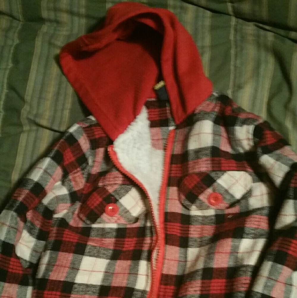 Little boys flannel jacket