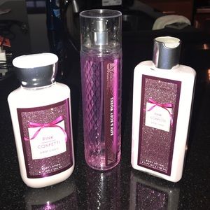 Pink confetti bath and body works