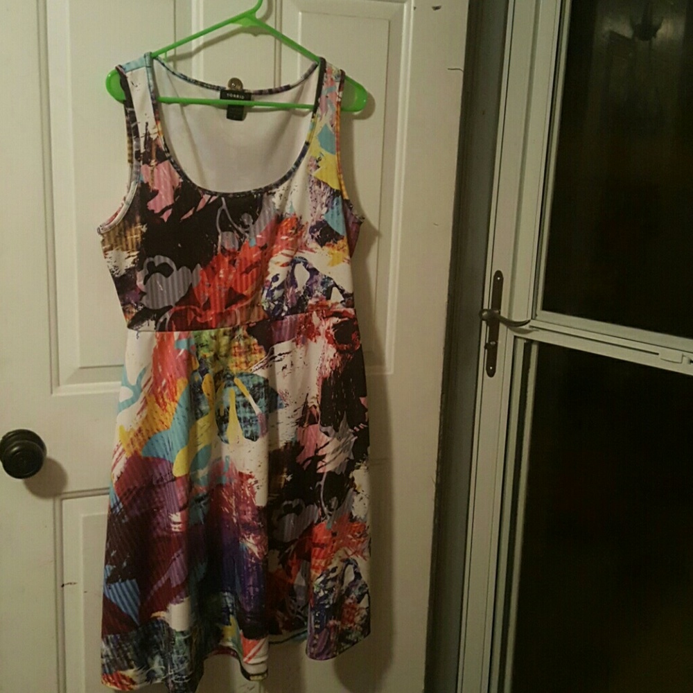 Knee length skater dress