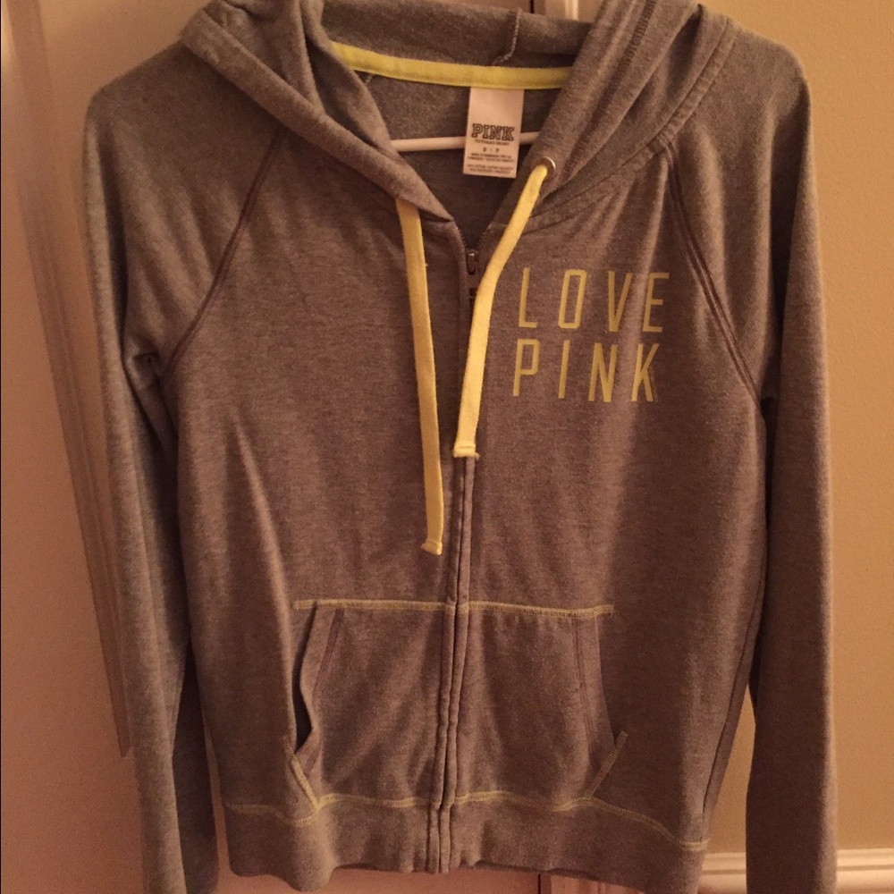 VICTORIAS SECRET ZIP HOODIE SMALL