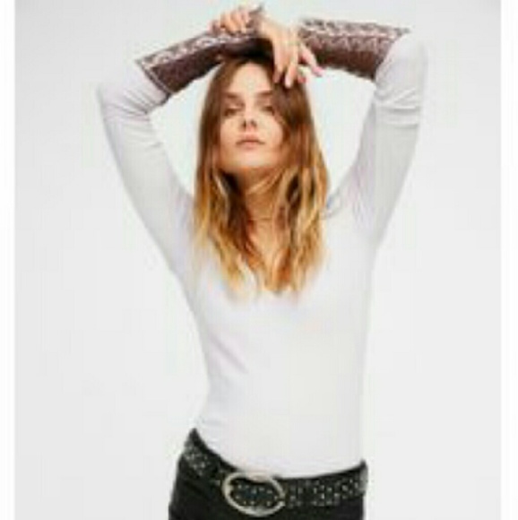 <<RESERVED>> { FREE PEOPLE } Pale Lavender Thermal - Picture 2 of 4