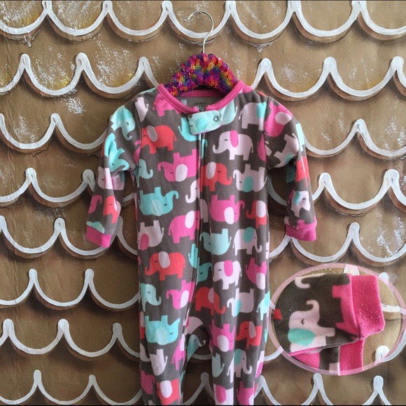 Elephant print sleeper - Picture 2 of 3