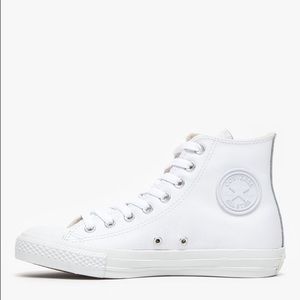 Converse Hi All Star White Leather