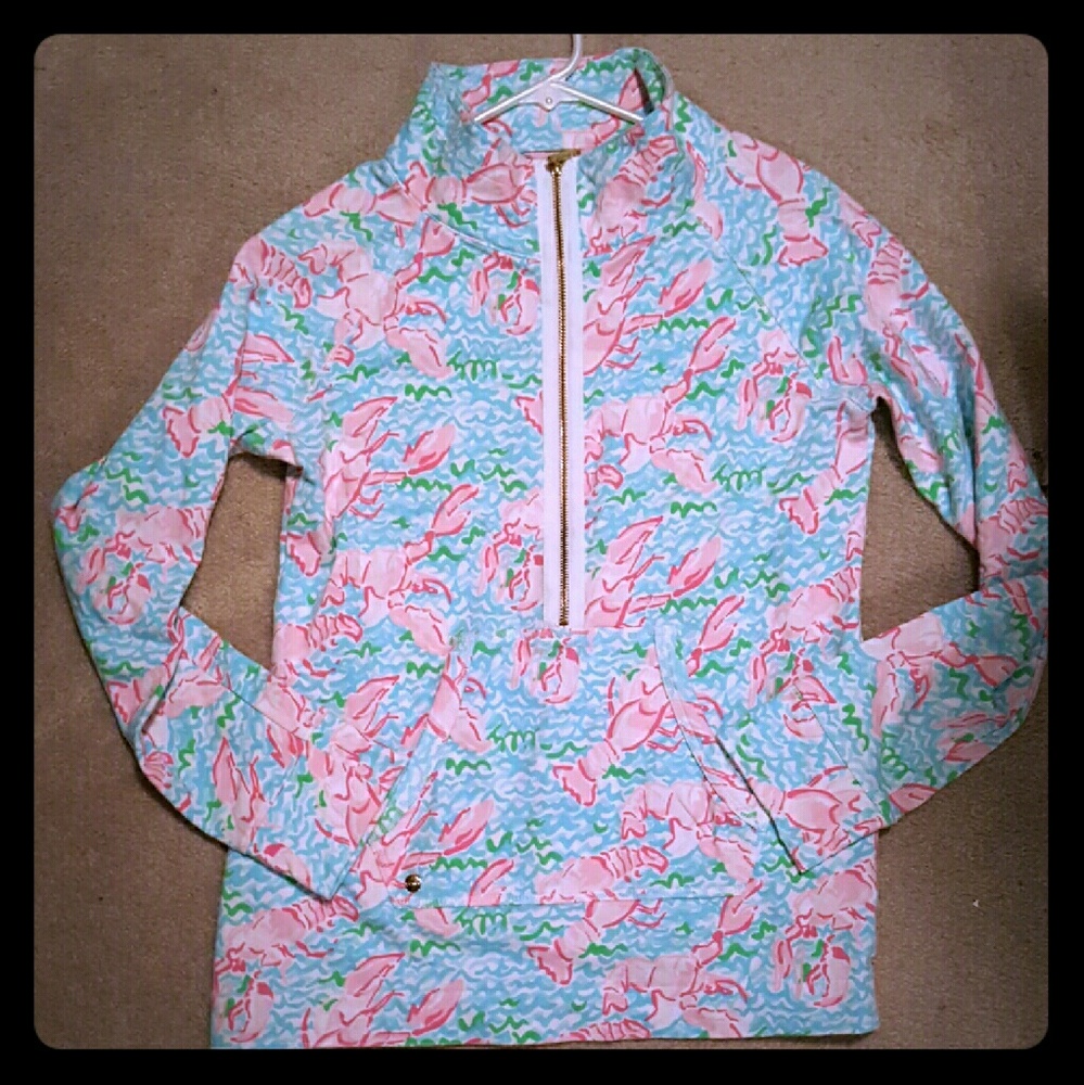 VHTF lilly pulitzer lobstah roll popover, size M