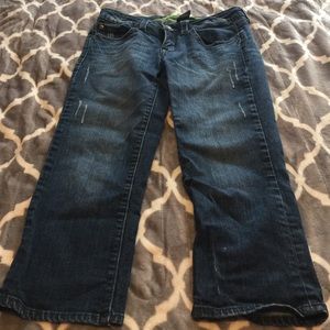Blue jean capris!