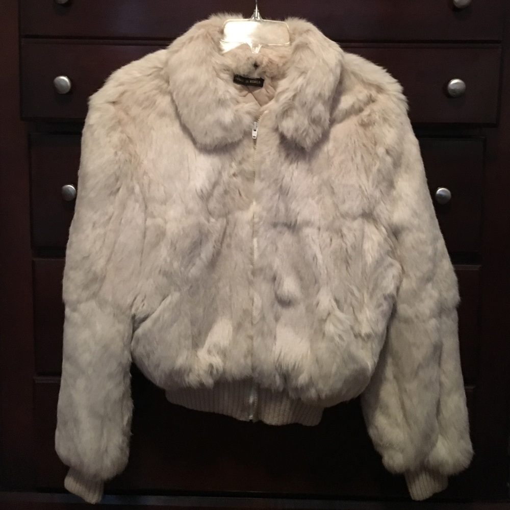 Rabbit fur jacket